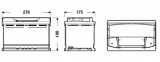 Autobaterie EXIDE EA770 77Ah 760A