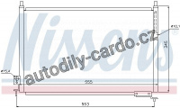 Chladič klimatizace NISSENS 940008