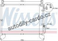 Chladič klimatizace NISSENS 94642