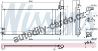 Chladič klimatizace NISSENS 940361
