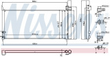 Chladič klimatizace NISSENS 940361