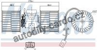 Vnitřní ventilátor NISSENS 87411