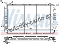Chladič motoru NISSENS 67327