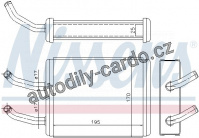 Výměník tepla NISSENS 77511