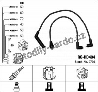 Sada kabelů pro zapalování NGK RC-HD404 - HYUNDAI
