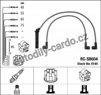Sada kabelů pro zapalování NGK RC-SB604 - SAAB