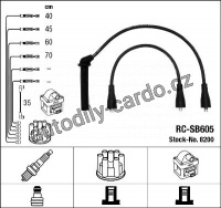 Sada kabelů pro zapalování NGK RC-SB605 - SAAB