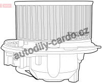 Vnitřní ventilátor DENSO DEA32003