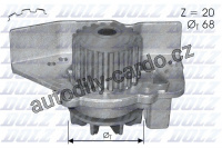 Vodní pumpa DOLZ C118 - CITROËN, PEUGEOT