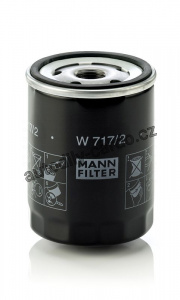 Olejový filtr MANN W717/2 (MF W717/2) - ALFA ROMEO, FIAT, LANCIA