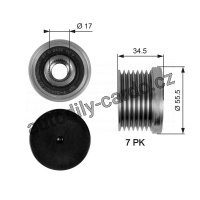 Alternátorová volnoběžka (předstihová spojka) GATES (GT OAP7084) - BMW