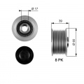 Alternátorová volnoběžka (předstihová spojka) GATES (GT OAP7071) - MAZDA
