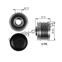 Alternátorová volnoběžka (předstihová spojka) GATES (GT OAP7053) - MERCEDES-BENZ