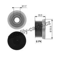 Alternátorová volnoběžka (předstihová spojka) GATES (GT OAP7111) - BMW