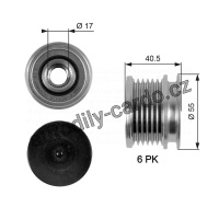 Alternátorová volnoběžka (předstihová spojka) GATES (GT OAP7057) - MERCEDES-BENZ