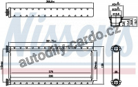 Výměník tepla NISSENS 707201