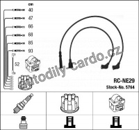 Sada kabelů pro zapalování NGK RC-NE29