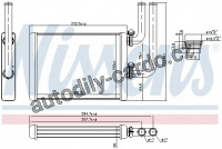 Výměník tepla NISSENS 707076