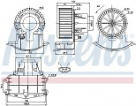 Vnitřní ventilátor NISSENS 87033