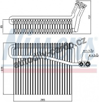 Výparník NISSENS 92271