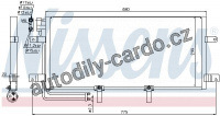 Chladič klimatizace NISSENS 94834