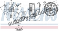 Vnitřní ventilátor NISSENS 87035