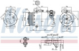 Kompresor, klimatizace NISSENS 890040