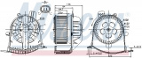 Vnitřní ventilátor NISSENS 87038