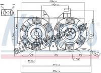 Ventilátor chladiče NISSENS 85425