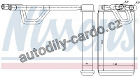 Výměník tepla NISSENS 72209