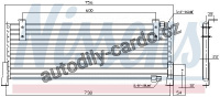 Chladič klimatizace NISSENS 94460