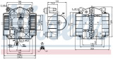 Vnitřní ventilátor NISSENS 87110