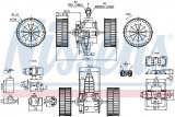 Vnitřní ventilátor NISSENS 87117