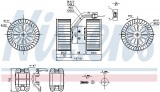 Vnitřní ventilátor NISSENS 87115