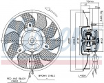 Ventilátor chladiče NISSENS 85548