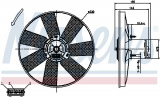 Ventilátor chladiče NISSENS 85538