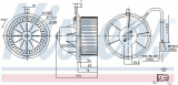 Vnitřní ventilátor NISSENS 87068