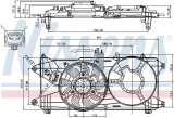 Ventilátor chladiče NISSENS 85131