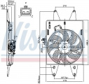 Ventilátor chladiče NISSENS 85126