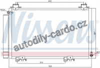 Chladič klimatizace NISSENS 94516