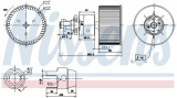 Vnitřní ventilátor NISSENS 87149