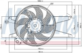 Ventilátor chladiče NISSENS 85583