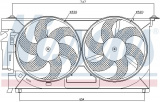 Ventilátor chladiče NISSENS 85083