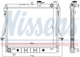 Chladič motoru NISSENS 606649