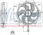 Ventilátor chladiče NISSENS 85561