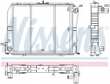 Chladič motoru NISSENS 64778