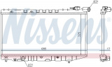 Chladič motoru NISSENS 64835