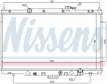 Chladič motoru NISSENS 68103