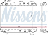 Chladič motoru NISSENS 68109