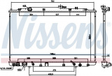 Chladič motoru NISSENS 69482